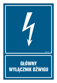 HG023 Główny wyłącznik dźwigu