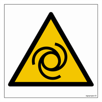 GE008 Uwaga próżnia - arkusz 12 naklejek