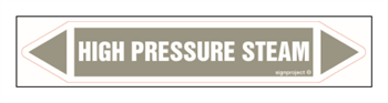 JF207 HIGH PRESSURE STEAM - arkusz 2 naklejek