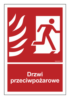 BC053 Drzwi przeciwpożarowe prawostronne