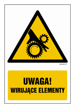 GF056 Uwaga wirujące elementy