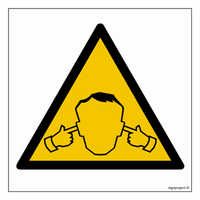 GE014 Uwaga! Hałas - arkusz 12 naklejek