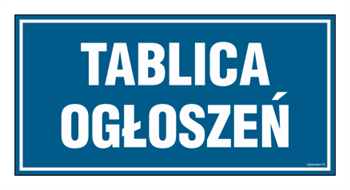 PA550 Tablica ogłoszeń