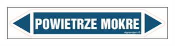 JF339 POWIETRZE MOKRE - arkusz 5 naklejek