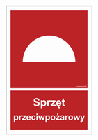 BC006 Sprzęt przeciwpożarowy - arkusz 9 naklejek