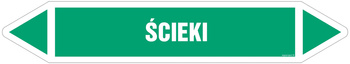 JF521 ŚCIEKI - arkusz 5 naklejek