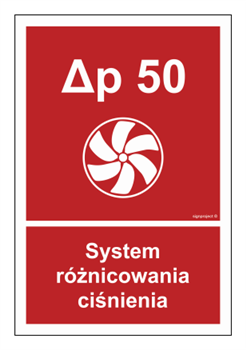 BC058 System różnicowania ciśnienia - arkusz 9 naklejek