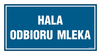 PA516 Hala odbioru mleka