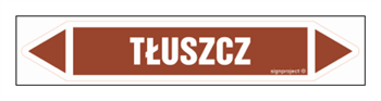 JF460 TŁUSZCZ - arkusz 5 naklejek