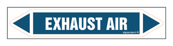 JF150 Exhaust air - arkusz 5 naklejek