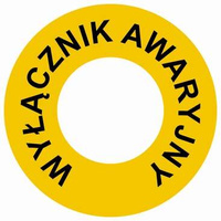 RI001 Wyłącznik awaryjny (wew. 30mm) - arkusz 11 naklejek
