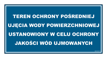 JD036 Teren ochrony pośredniej ujęcia wody powierzchniowej