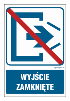 RB502 Wyjście zamknięte