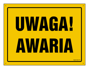 OA086 Uwaga! Awaria