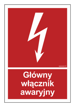 BC035 Główny włącznik awaryjny