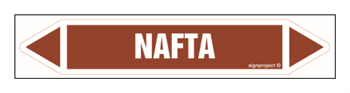 JF278 NAFTA - arkusz 5 naklejek