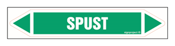 JF429 SPUST - arkusz 5 naklejek
