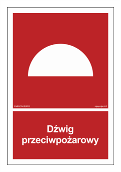 BB009 Dźwig przeciwpożarowy