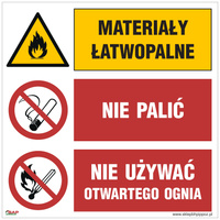 GO001 Materiały łatwopalne - Stopka SAP