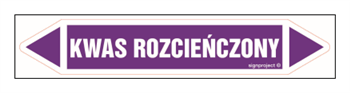 JF249 KWAS ROZCIEŃCZONY - arkusz 5 naklejek