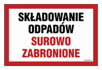 NC062 Składowanie odpadów surowo zabronione