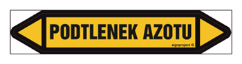 JF332 PODTLENEK AZOTU - arkusz 5 naklejek