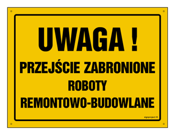 OA069 Uwaga! Przejście zabronione