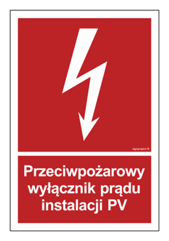 BC145 Przeciwpożarowy wyłącznik prądu instalacji PV