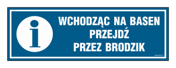 PA545 Wchodząc na basen przejdź przez brodzik
