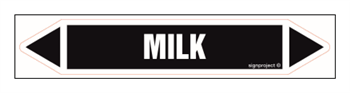 JF271 MILK - arkusz 5 naklejek