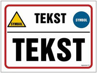 Znak na zamówienie Wzór B-021