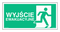 AC129 Wyjście ewakuacyjne w prawo