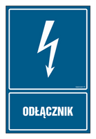 HG010 Odłącznik - arkusz 9 naklejek