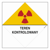 KA007 Znak ostrzegawczy do oznakowania terenu kontrolowanego