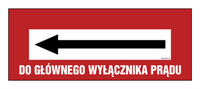 BC130 Do głównego wyłącznika prądu