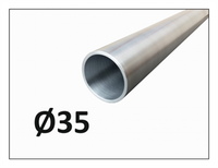 EM001 Słupek nośny do znaku przestrzennego 250 i 350mm (fi 35mm, L=2m)