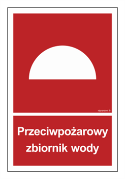 BB007 Przeciwpożarowy zbiornik wody