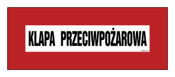 BC116 Klapa przeciwpożarowa