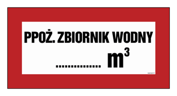 BC140 Przeciwpożarowy zbiornik wodny ...... m3