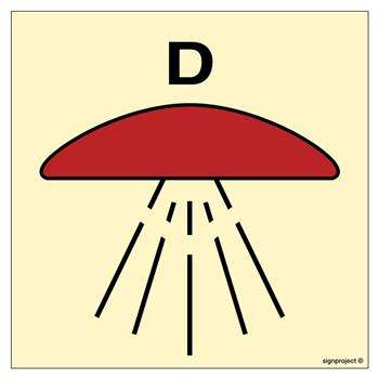 FA028 Space protected by drenching system 