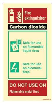 FE156 Fire extinguisher Carbon dioxide