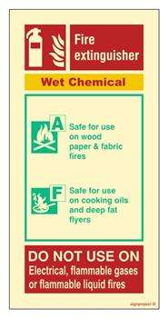 FE157 Fire extinguisher Wet chemical