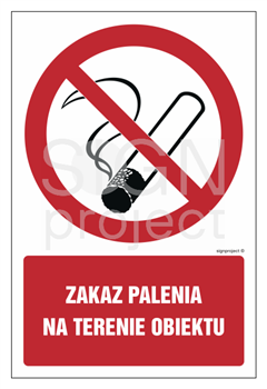 GC080 Zakaz palenia na terenie obiektu