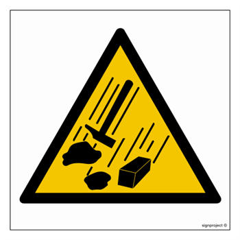 GE001 Prace na wysokości - ostrzeżenie przed spadającymi przedmiotami