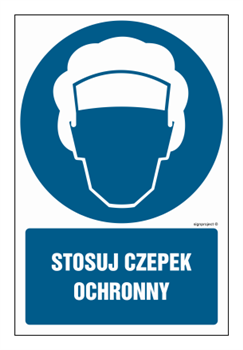 GL025 Stosuj czepek ochronny