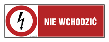 HD005 Nie wchodzić