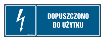 HH017 Dopuszczono do użytku - arkusz 8 naklejek - arkusz 8 naklejek