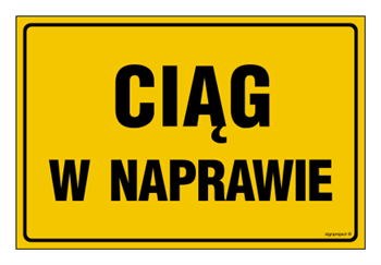 JD011 Ciąg w naprawie