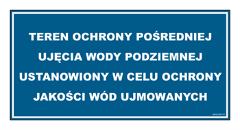 JD037 Teren ochrony pośredniej ujecia wody podziemnej