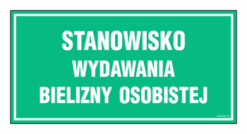 JE019 Stanowisko wydawania bielizny osobistej